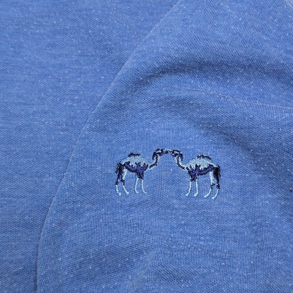 Peter Millar Crown Comfort‎ Interlock 1/4 Zip Mens 2XL Blue Performance Golf - Picture 5 of 12